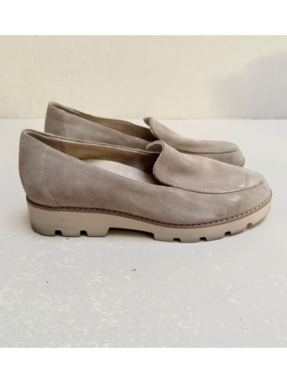 Vionic Orthaheel Kensley Womens Suede Slip On Loafers Shoes Womens 6 Comfort